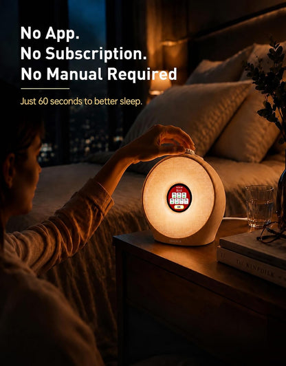 Dekala Sunrise Alarm Clock with Pulse Wake, 7-Day Programmable 4 Loud Alarm