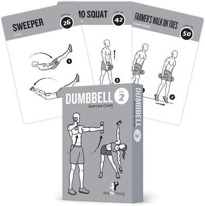 NewMe Fitness Pilates Workout Cards, Fitness Deck for Women and Men