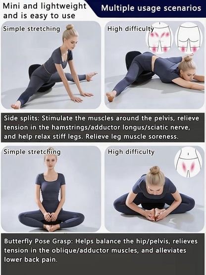 Multi-Functional Stretcher for Legs, Back, and hips; Suitable for Ballet, Dance, Yoga, and Flexibility Training. Relieves Leg and Back Muscle Soreness. Mini, Lightweight, and Portable