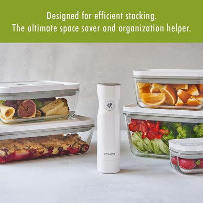 For food to stay fresh up to 5X longer, pump required (not included).