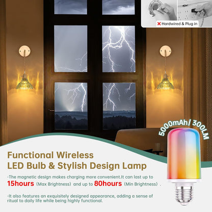Shenmoyl Battery Operated Wall Sconce Wall Lamp with Green Lily of the Valley Shade Pattern Glass Adjustable Chain Retro Gold Wall Mounted Light, Modern Wall Lamp Fixtures Decor for Bedside Bedroom