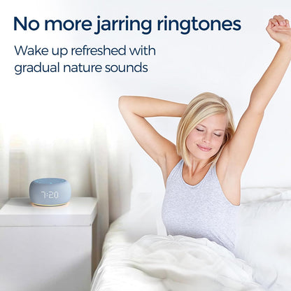Buffbee Pro 2nd Gen| Sound Machine, Alarm Clock with Bluetooth Speaker