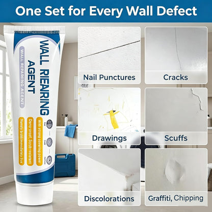 Wall Repair Paste, 2 Pack Wall Mending Agent for Holes & Cracks - Wall Repair Paste for Nail Holes for Nail Holes, Dents & Small Damage