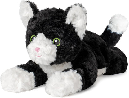 Bunny Microwavable & Weighted Stuffed Animals - 1.5 Lbs Unscented Heating Pad for Period Cramps Pain Relief and Anxiety, Cute Bunny Plush Toys Gifts for Women Girls Adults and Kids by Happy Fuel