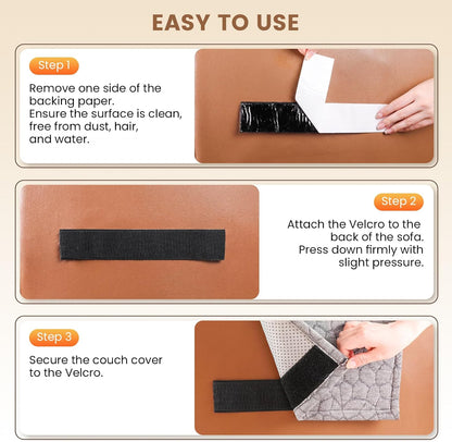 SUPA MODERN Adjustable Headrest Pillow for Recliner, Armchair & Sofa – Breathable, Non-Slip Shredded Memory Foam with Washable Cover for Neck Support & Pain Relief (Straps)