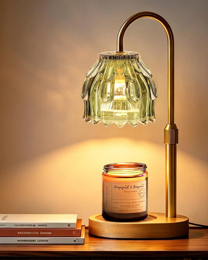Homelist Candle Warmer Lamp with Timer Dimmer, Electric Wax Melter Warmer