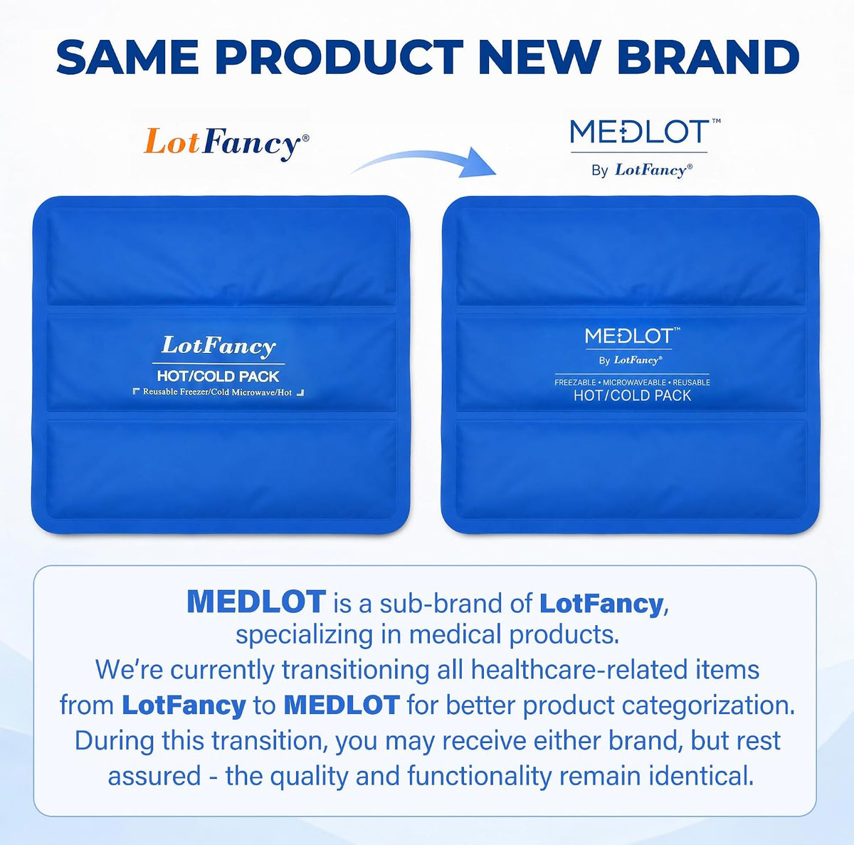 LotFancy Gel Ice Packs, 2pc Reusable Hot Cold Pack for Therapy, Heating Cooling Gel Pad, Pain Relief for Face, Head, TMJ, Wisdom Teeth, Oral Facial Surgery, Sport Injuries, Migraine, Muscle Joint