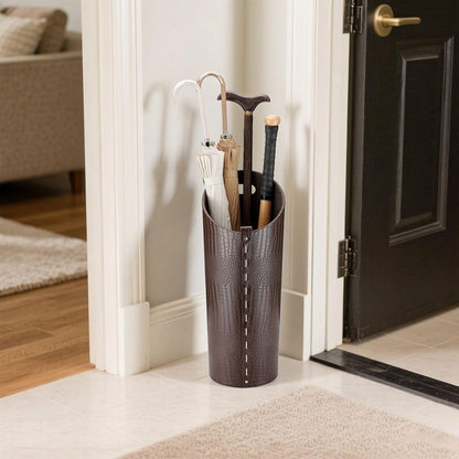 Tall Umbrella Holder White That won't Tip Over and Removable Drip Water Tray Modern Farmhouse Home Decor Umbrella Bucket Rack Can Storage 10 Different Sizes of Golf Umbrellas Canes etc