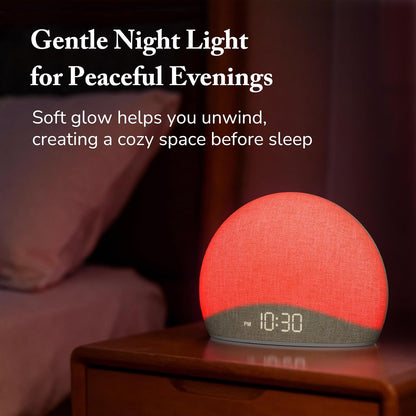 HOUSBAY Sunrise Alarm Clock with Bluetooth Speaker & Radio