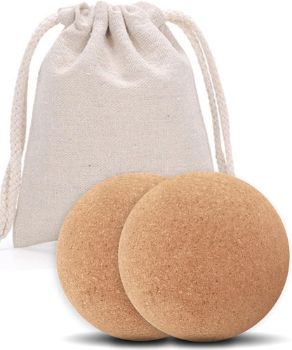 KITWILD Cork Peanut Massage Ball | Peanut Double Lacrosse Massage Ball, Deep Tissue Muscle Massage, Myofascial Release, Muscle Knots, Yoga Therapy