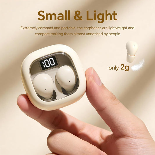 Smallest Invisible Mini Earbuds Wireless Bluetooth Low Profile Micro Tiny