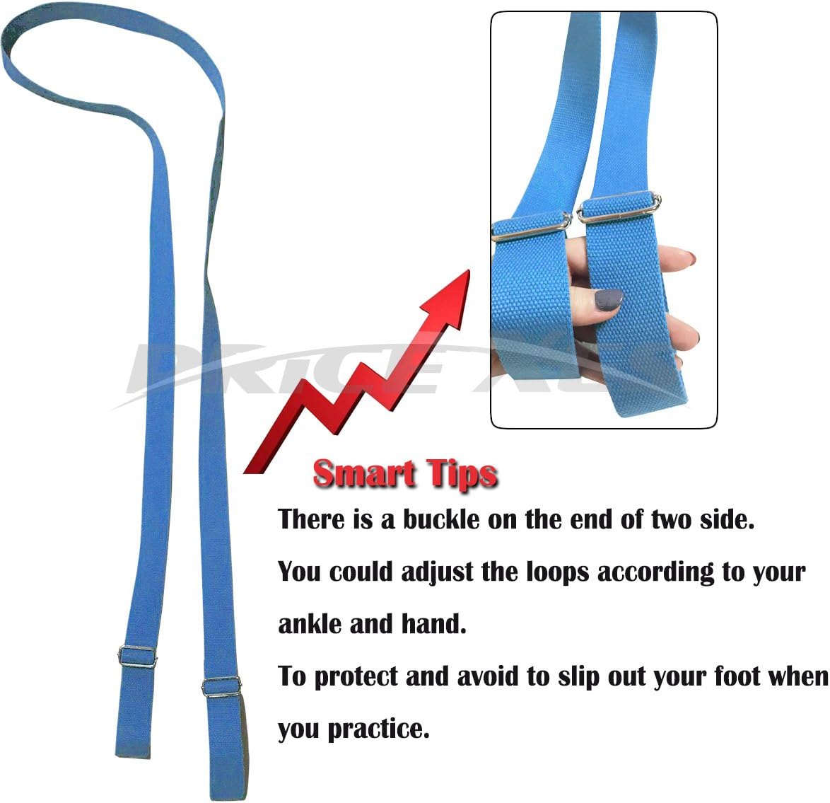 Leg Ballet Yoga Stretcher, Door Attachment Get More Flexible, Flexibility & Stretching Leg Straps - Great for Cheer Dance Gymnastics or Any Sport Trainer Premium Stretch Fitness Equipment