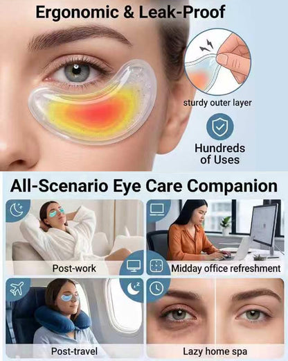 8pcs Under Eye Cooling Pads,Reusable Eye Ice Pack Gel Patches for Puffy Eye