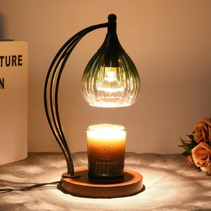 Candle Warmer Lamp with Timer and Dimmer - Electric Melter for Scented Jar Candles - Housewarming, New Home Decor