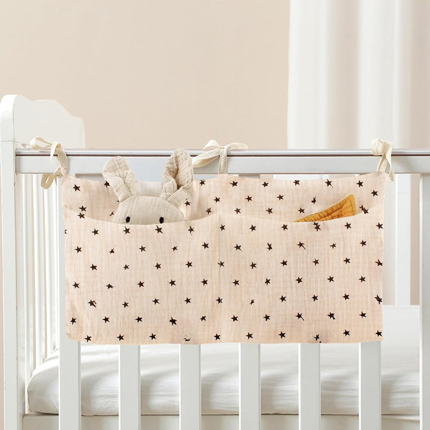 Baby Bedside Hanging Bags Storage Organizer Milk Bottle Toy Crib Baby Nappy-Bag Bed-Bunk Organizing Bag
