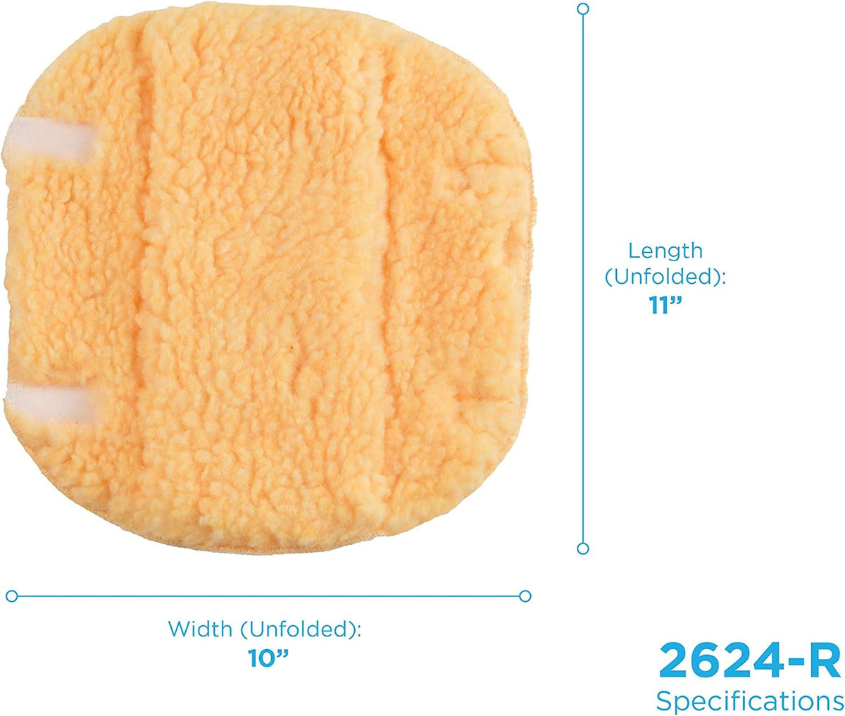 NOVA Sheepskin Fleece Armrest Covers for Wheelchairs, Transport Chairs & Arm Chairs, Universal Fit, Washable, One Pair