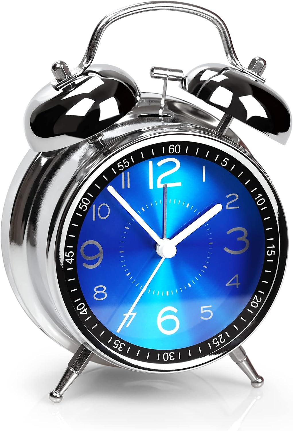 AYRELY® Super Loud Alarm Clock for Heavy Sleepers, 4.5 Inch Twin Bell Retro