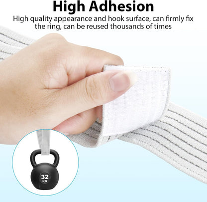 4Pack Elastic Ice Pack Straps,35.5" x 2" Reusable Fastening Bands | Soft and Comfortable, Adjustable Extension Straps,Cold and Hot Therapy,Ideal for Elbow,Thigh,Calf,Waist,Knee,Ankle,Shoulder