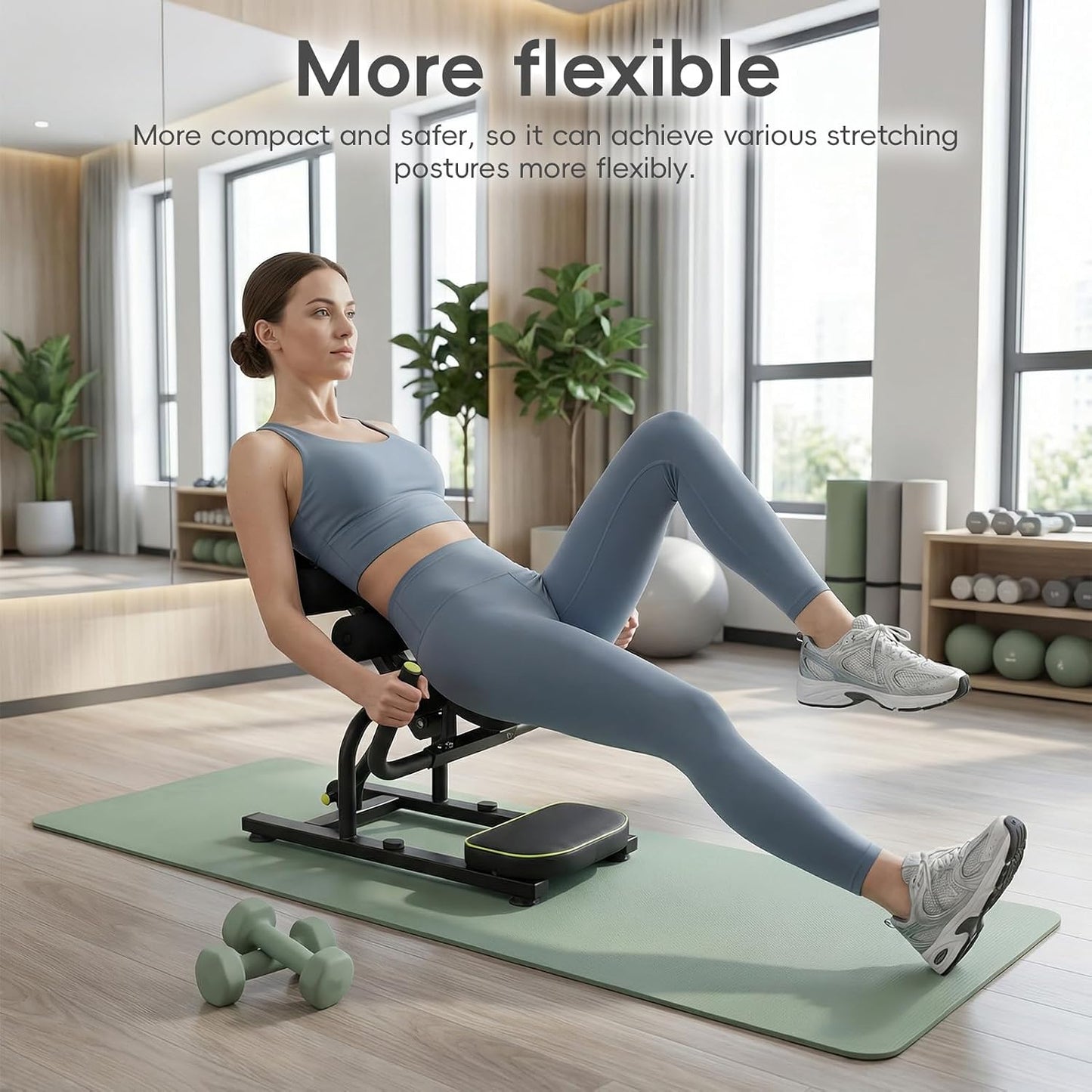 Inversion Table for Back Pain Relief - 330 lbs Capacity - Back Stretcher with Spine Decompression - Back & Neck Stretch, Adjustable Inversion Equipment for Home and Gym Use