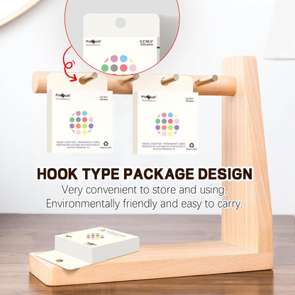 1/2 Inch Round Sticker,4 Rolls 2000Pcs Small Dot Stickers Color-Code Dots | Red+Yellow+Blue+Green 1.3cm Small Stickers Round Color Coding Circle Dots Stickers, Roll Dot Sticker Label for Office Home