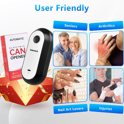 SAKAMOSH One-Touch Auto Stop Electric Can Opener