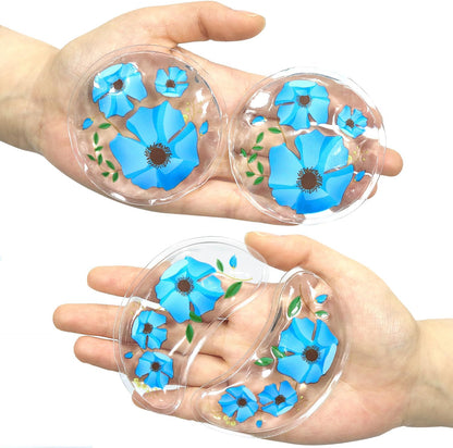 4PCS Gel Eye Ice Pack Set Reusable, Cold and Hot Compress for Eyes, Ice Pack for Eyes, Cooling Eye Pads for Eye Strain, Swelling, Redness, Dark Circles, Puffy Eyes, and Eye Recovery Surgery.