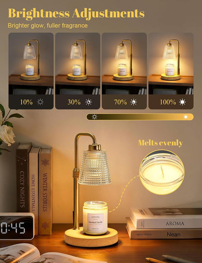 Candle Warmer Lamp with Timer, Birthday Gifts for Women, Ideal Fall Decor