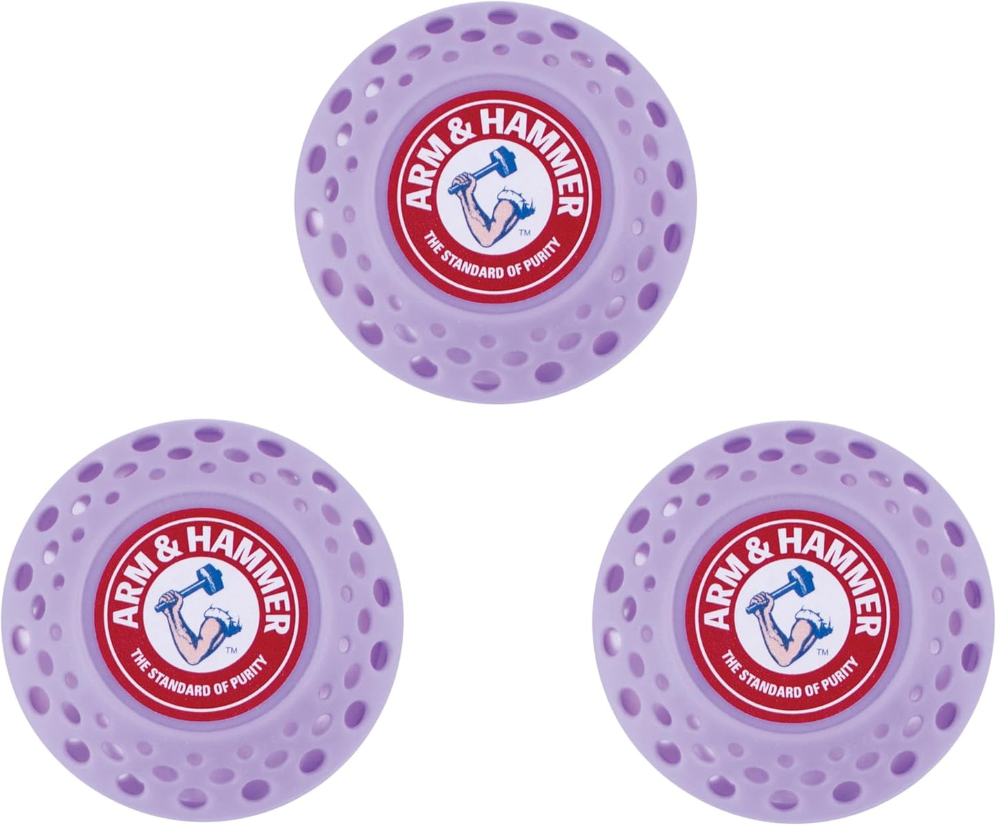 Arm & Hammer OdorBusterz® Odor Eliminator Balls, Clean Burst, 3 Count – Baking Soda Odor Control for Closets, Drawers, Hampers & Small Spaces