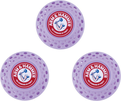 Arm & Hammer OdorBusterz® Odor Eliminator Balls, Clean Burst, 3 Count – Baking Soda Odor Control for Closets, Drawers, Hampers & Small Spaces