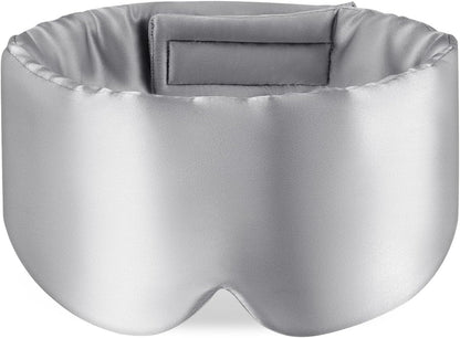 Zenssia 100% Mulberry Silk Sleep Mask Eye Mask for Men and Women, Light Plum