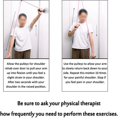 Shoulder Pulley Over The Door Physical Therapy System | Over-the-door exercise pulley designed for shoulder physical therapy exercises.