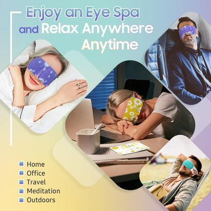 BeHoomi 30Packs Steam Eye Mask, Heated Eye Mask for Dry Eyes, Chamomile