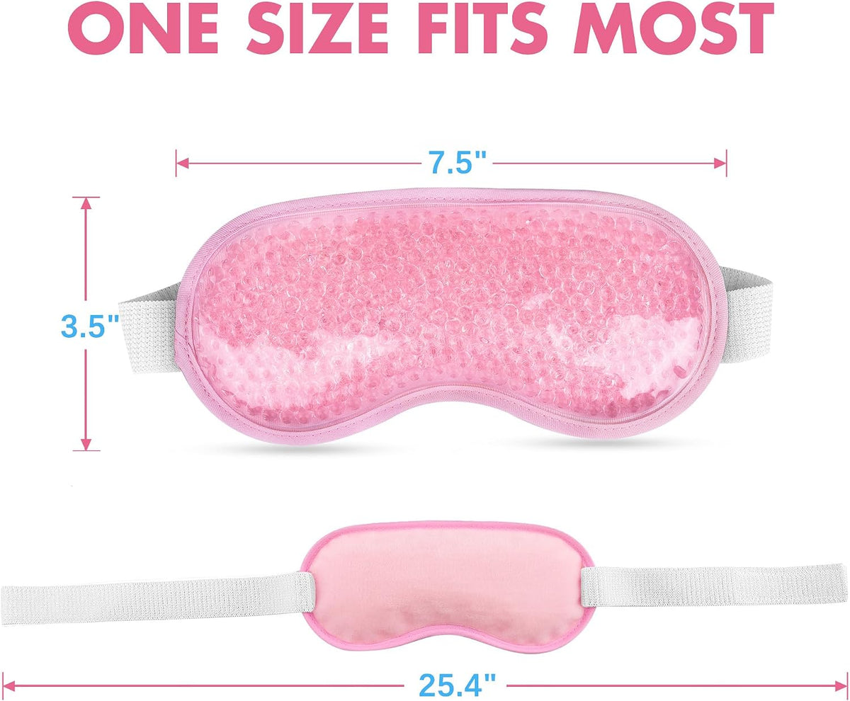 LotFancy Cooling Eye Mask, 2 Reusable Eye Ice Packs for After Surgery