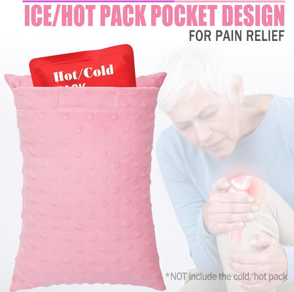 Comfortable Padding Knee Pillow for Side Sleepers Leg Support Pillows Hip Replacement Back Pain Relief Pressure off After Surgery between Thighs Joints Side Sleeping Men Women, Painting Flower