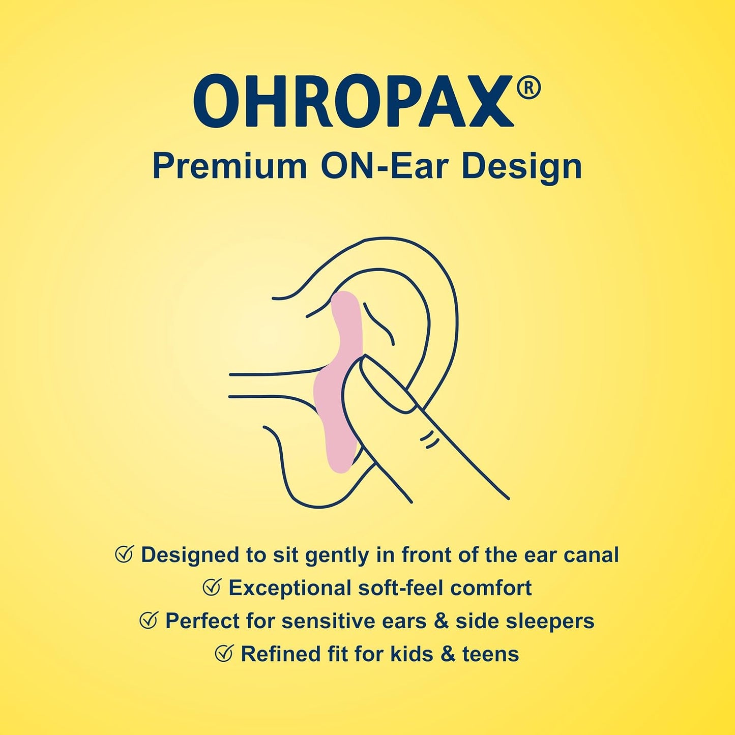 Ohropax Reusable Wax/Cotton Ear Plugs (24 Plugs Total)(1 Clear Carrying Case) - Ear Plugs for Sleeping Noise Cancelling, Swimming, Shooting Ear Protection, and a snoring Solution.