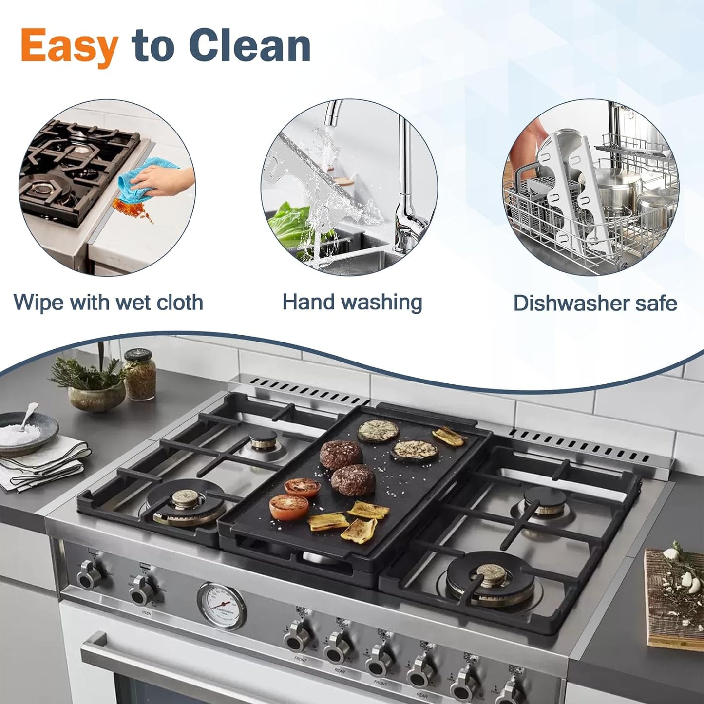 Stove Gap Covers Stainless Steel,2Pack Retractable Stove Gap Filler-Black | (13.8"–27.5" Length, 0.79" Width), Heat-Resistant Guard & Range Trim Kit Between Stove Top & Counter