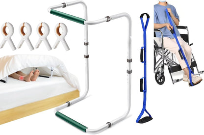 Blanket Lifter for Feet of Bed; Bed Cradle for Foot for Arthritis and Sensitive Ankle Toes; Leg Knee Surgery Recovery; Leg Foot Elevation Aids After Surgery; Leg Lifter Strap Included