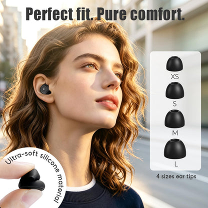 58-26dB Dual Mode Noise Cancelling Ear Plugs for Sleeping, Ear Protection – Flexible Soft Silicone Reusable Earplugs for Side Sleepers, Concerts, Airplane and Focus, with Portable Case