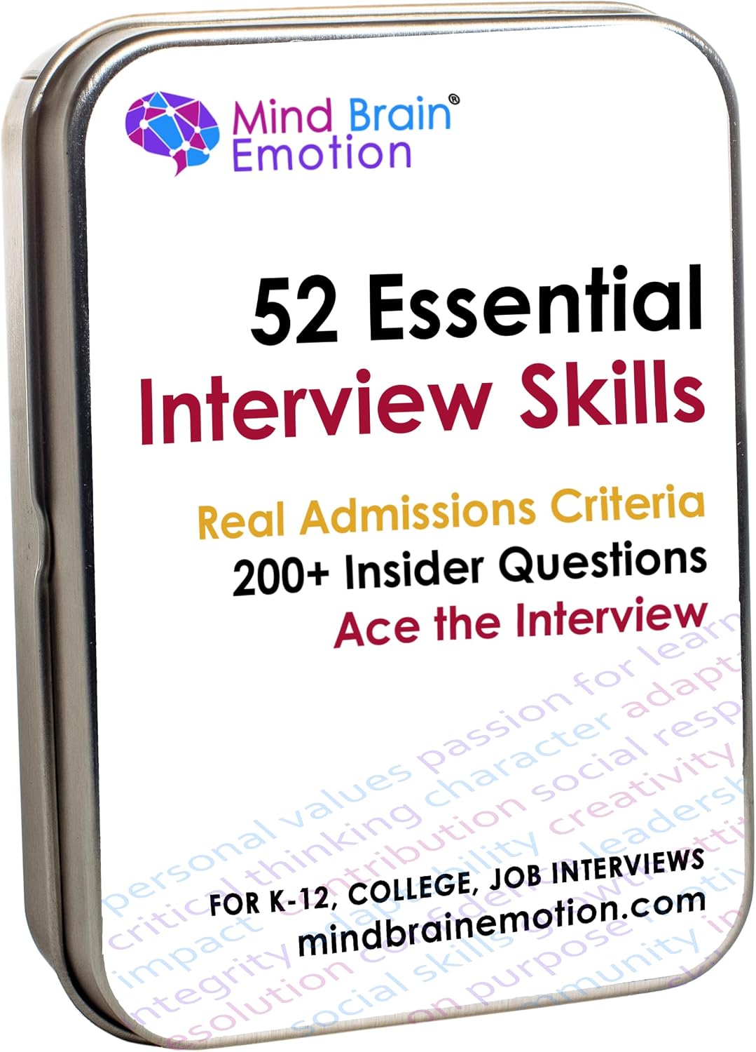 Mind Brain Emotion 52 Essential Life Skills: No-Excuses Game to Teach Kids, Teens & Adults How to Care for Self & Chores, Practical Solution for Responsible Boys, Confident Girls, Happy Family