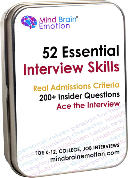 Mind Brain Emotion 52 Essential Life Skills: No-Excuses Game to Teach Kids, Teens & Adults How to Care for Self & Chores, Practical Solution for Responsible Boys, Confident Girls, Happy Family