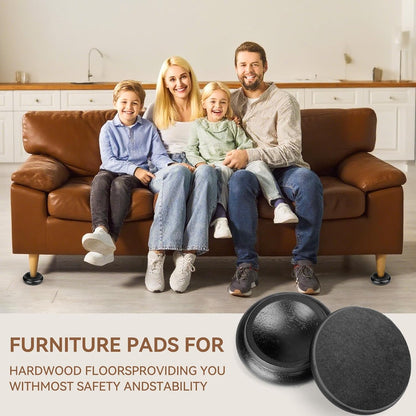 Piano Caster Cups Furniture Pads Upright Piano Caster Cups Wood Coasters Cups Floor Protectors for Furniture Furniture Floor Protectors (Walnut, 4)