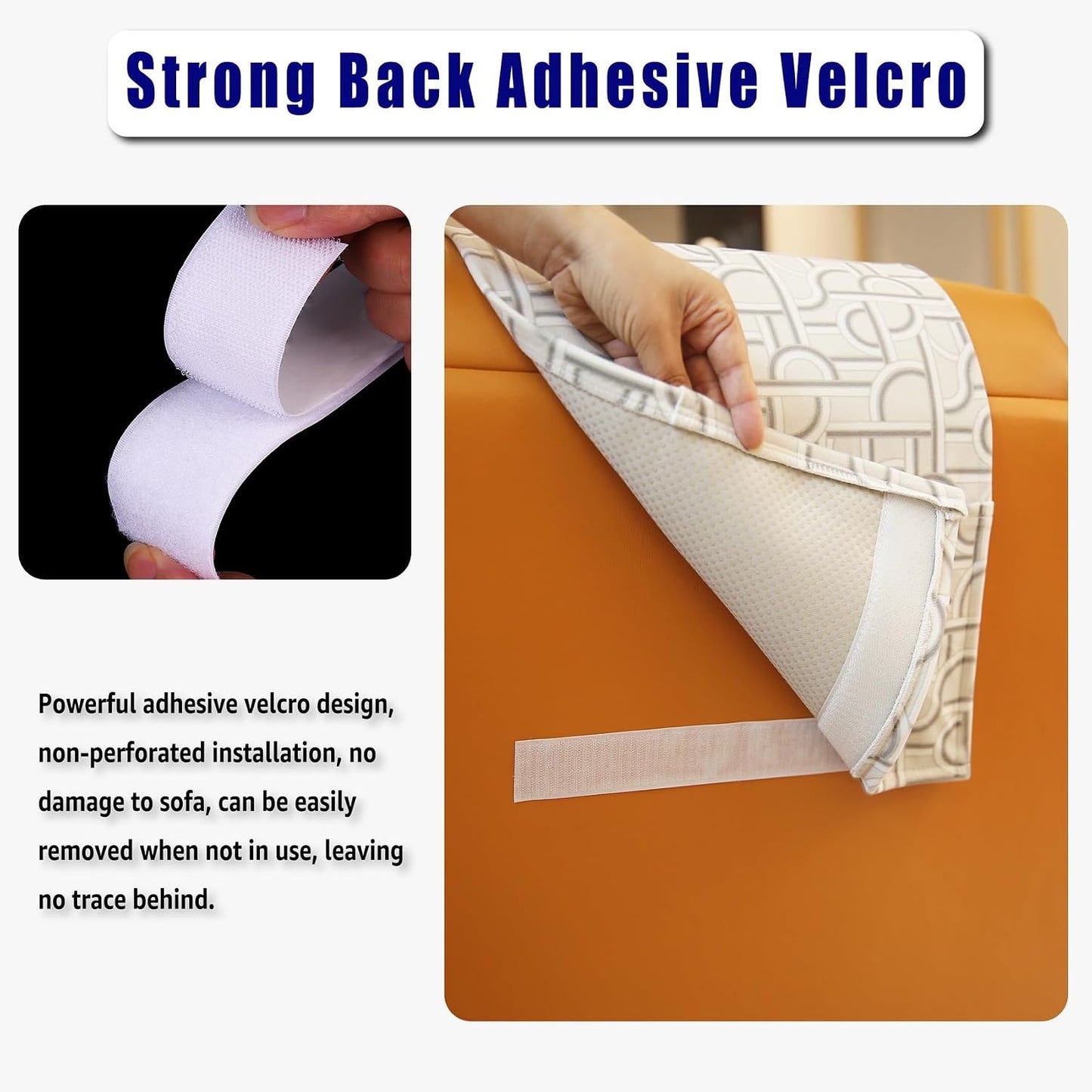 Adjustable Headrest Pillow for Recliners and Armchairs - Non-Slip Velvet Cushion for Neck Support and Pain Relief (Gray)