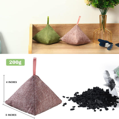 8 Pack Charcoal Bags Nature Fresh Activated Charcoal Odor Absorber Eliminator (8 x 200g)