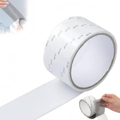 Window Screen Repair Tape, New Strong Adhesive Screen Repair Tape Screen Repair Kit Fiberglass Screen Tape Mesh Repair Suitable for mesh Doors and Windows (Gray)