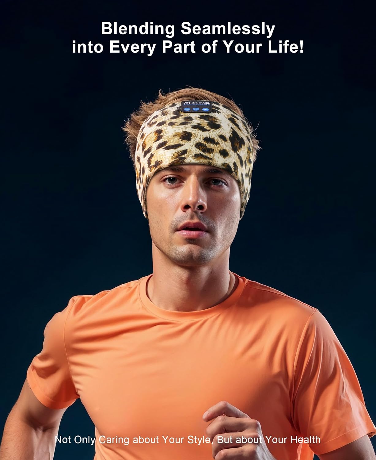 LOVE EYE Sleep Sport Headphones Wireless Bluetooth 5.4 Headband Headphone | Sleeping Earphones for Side Sleepers Removable and Washable Headbands Earbuds for Running Workout Unique Gifts for Women Men