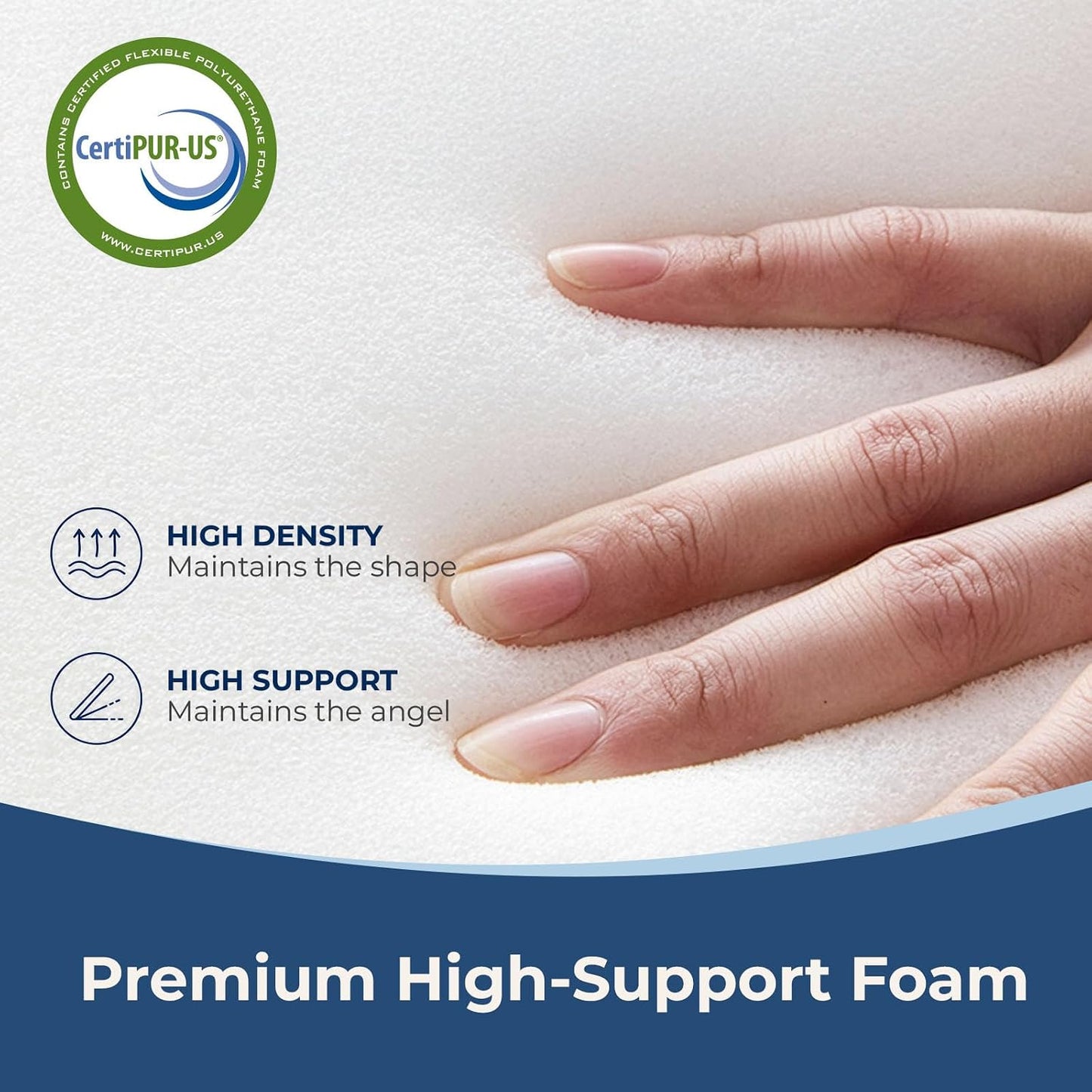 Leg Elevation Pillow for After Surgery - Breathable Mesh Knee Replacement Wedge Pillow, Single Leg Support for Knee Surgery, Hip, Foot & Ankle Recovery