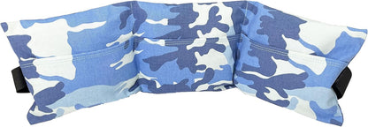 Heating Pad with Removable Pockets. Washable Cover. Microwave Heat Therapy for Back, Neck, Shoulders, Cramps. Pain and Stress Relief. Reusable Heated Wrap Corn Filled. (Ocean)