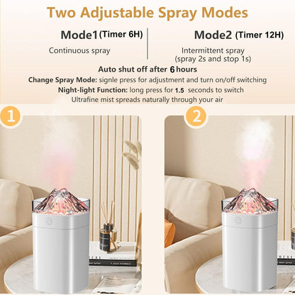 300ml Cool Mist 7 Colorful Lights Humidifier, 10-20 Hour Runtime for Plants