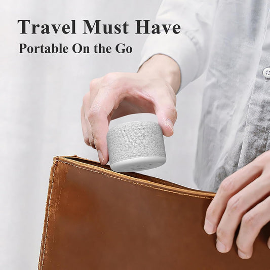 REACHER Travel White Noise Sound Machine, Small Bluetooth Speaker for Sleep