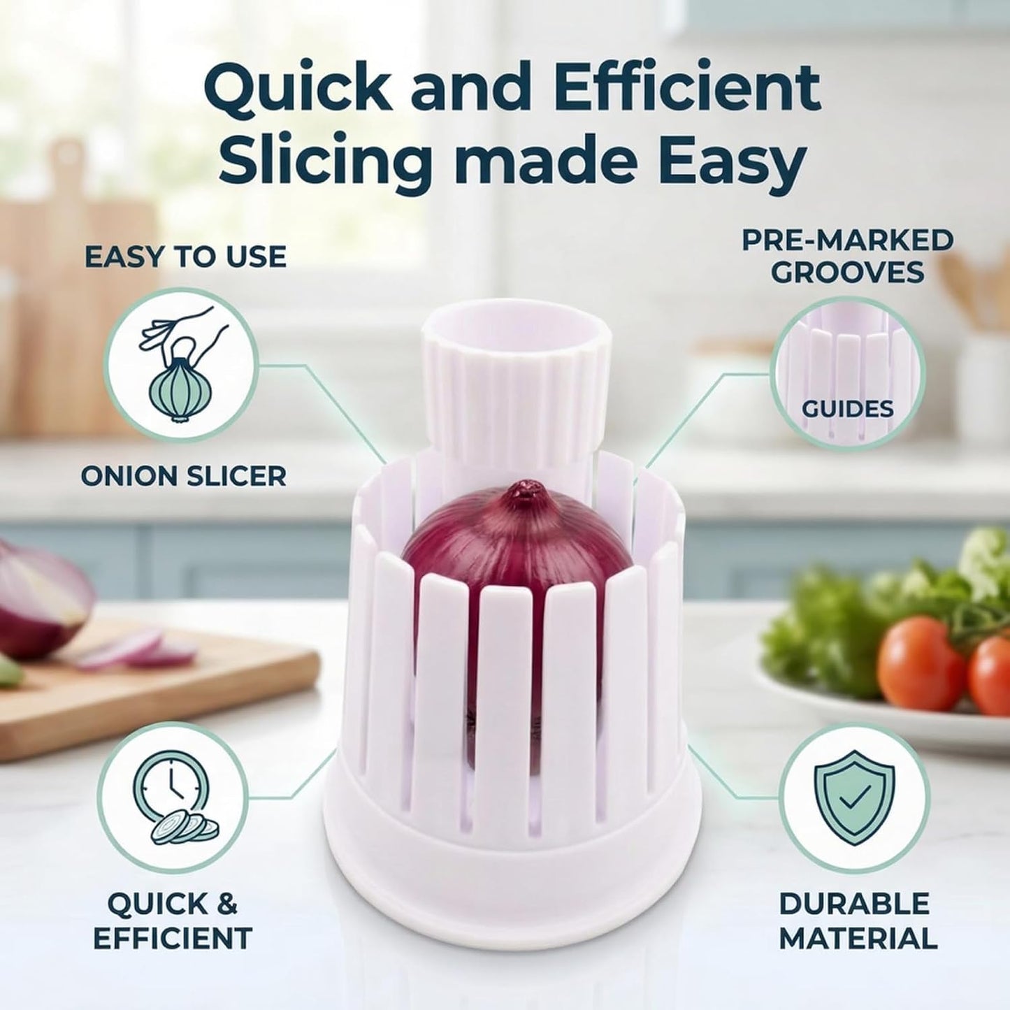 Onion Blossom Maker, Onion Holder for Blooming, Lemon Blooming Onion Cutter for Blooming, Potato Tomato Orange Blooming Maker